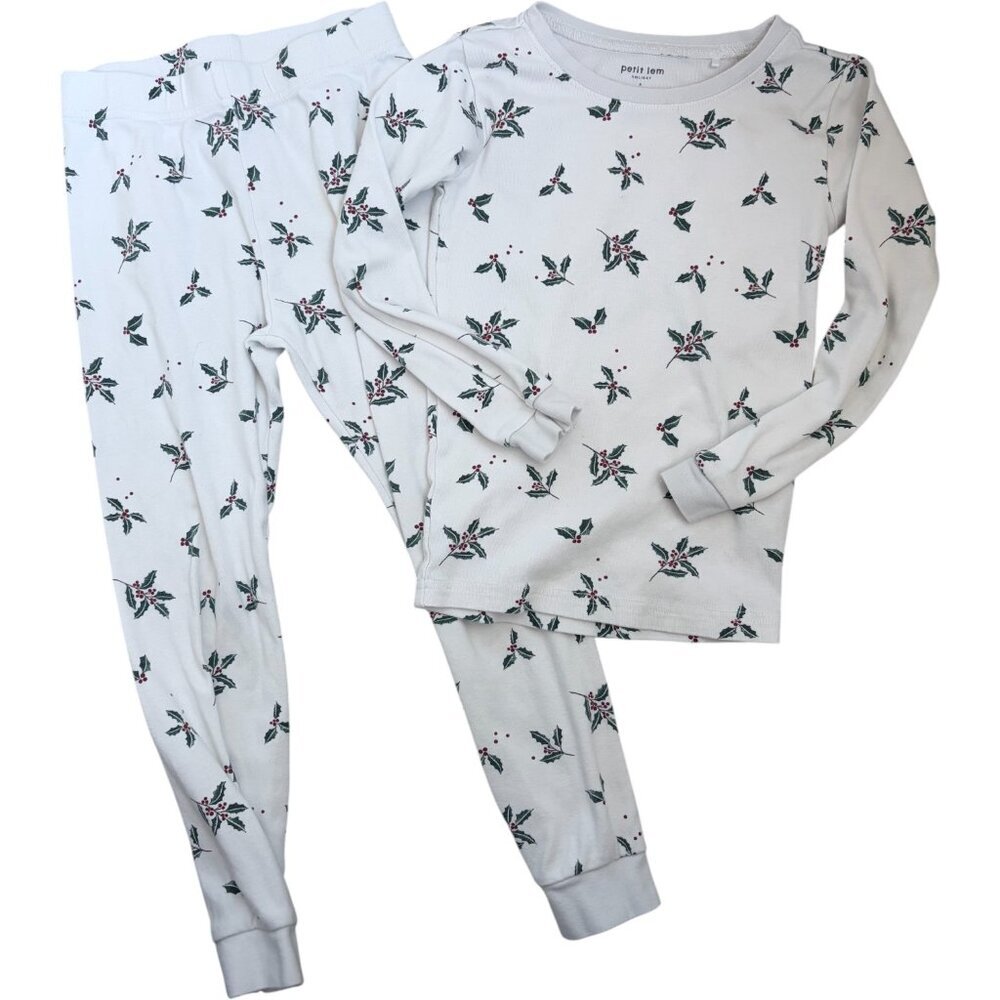 Petit Lem Christmas 2-piece Pajama Set Size 6 Small
